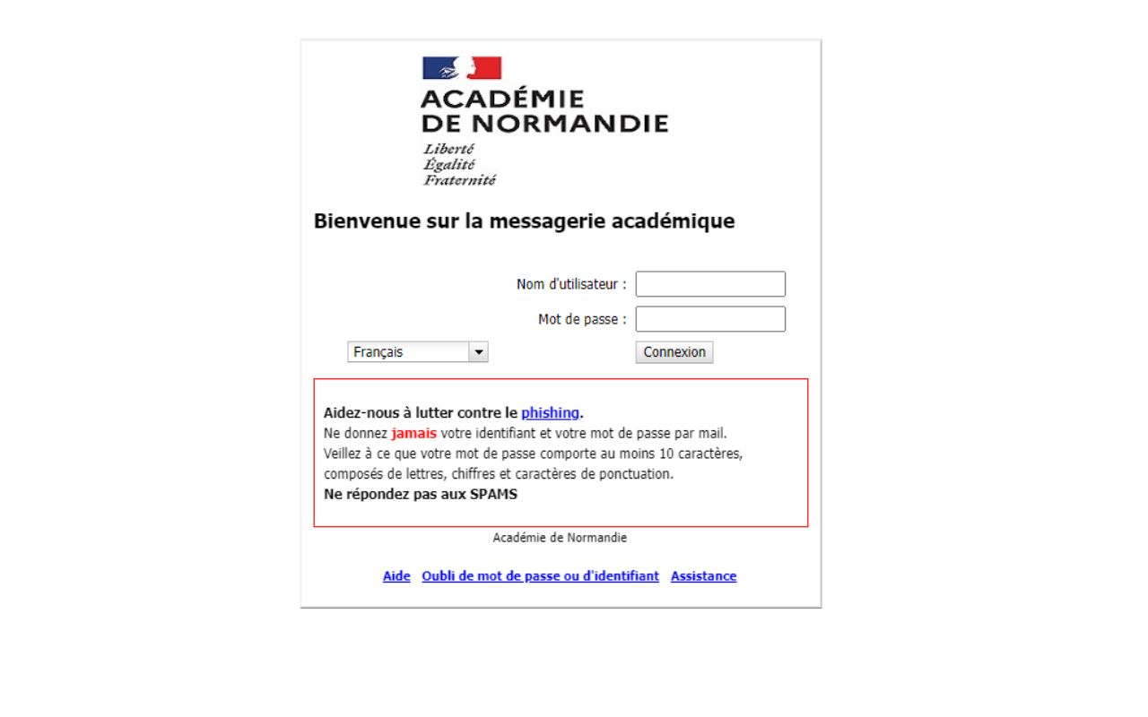 webmail normandie